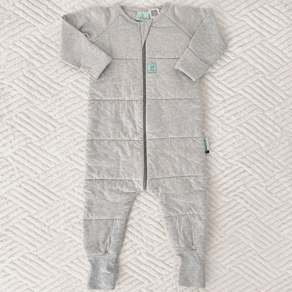 ergoPouch Baby 6-12M Sleep Suit Bag 2.5 TOG Organic Cotton Gray Marle Zip